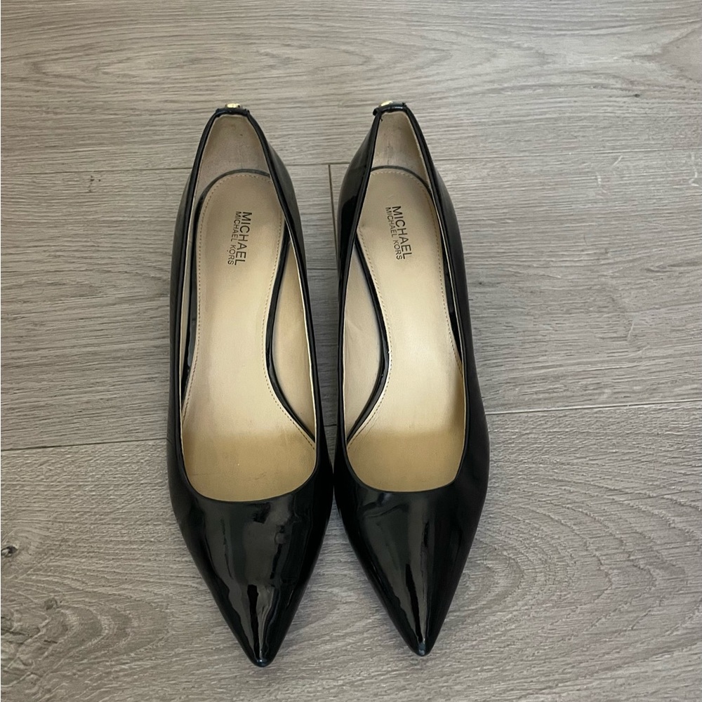 Michael Kors Black Patent Heels